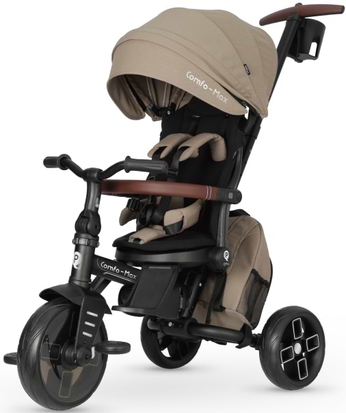 Трёхколёсный велосипед Qplay Comfo Max Brown (T70 ComfoMaxBrown)